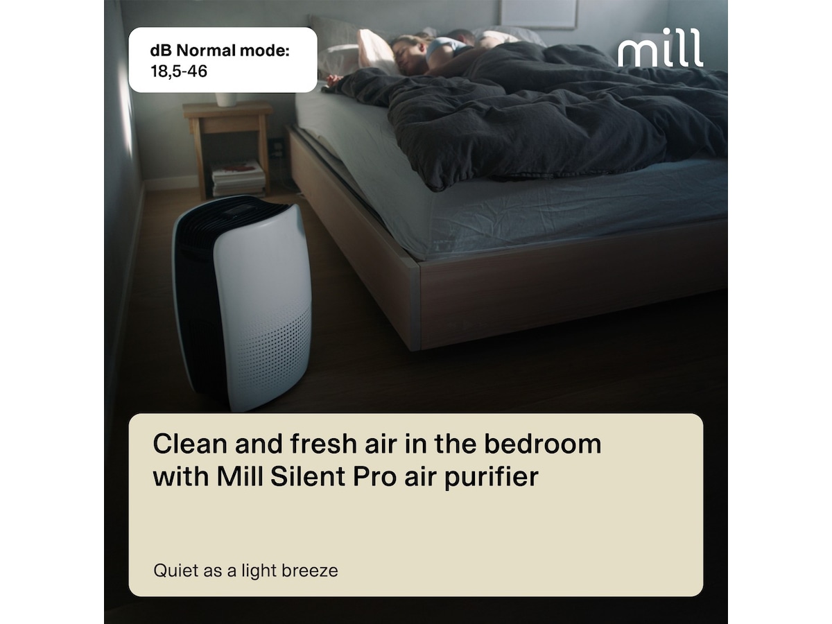Mill Silent Pro Compact luftrenare + Sense Bundle Luftrenare
