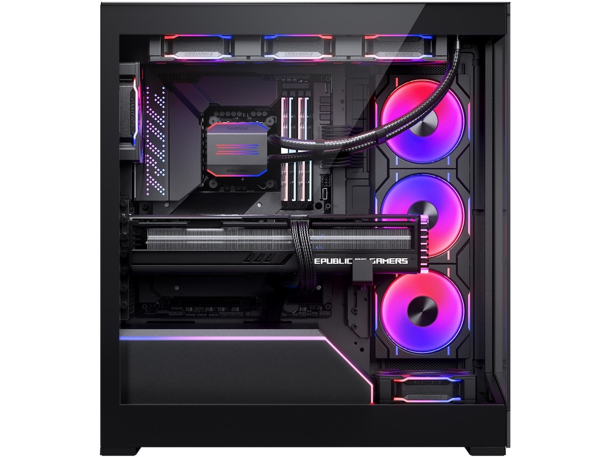 NZXT H7 Flow RGB Mid Tower (svart) - Midi tower - KomplettFöretag.se