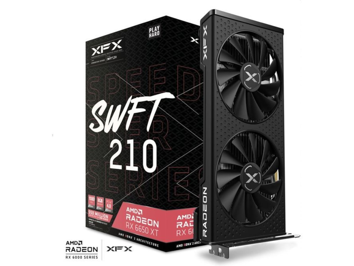 XFX Speedster SWFT 210 AMD Radeon RX 6650 XT Grafikkort