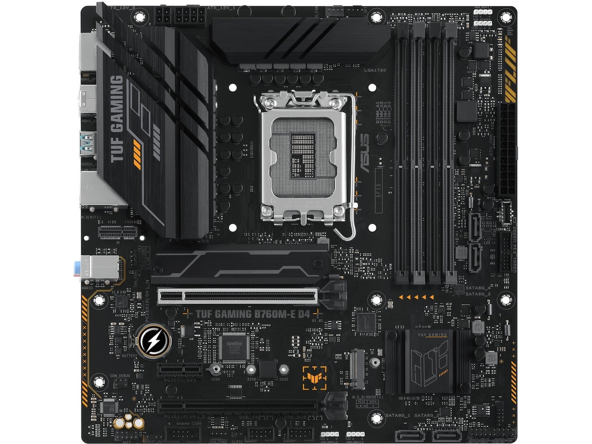 Asus TUF Gaming B760M-E D4 Moderkort Intel Socket