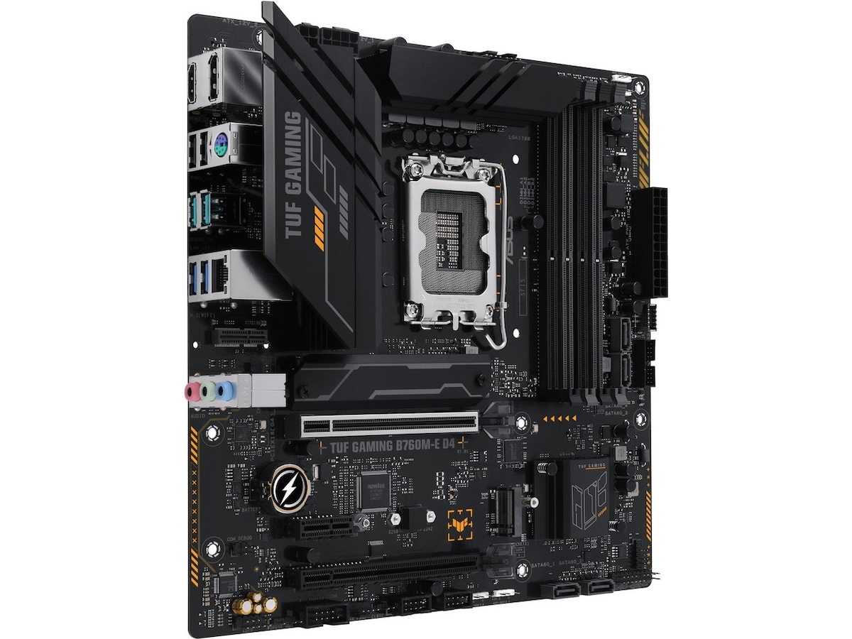 Asus TUF Gaming B760M-E D4 Moderkort Intel Socket