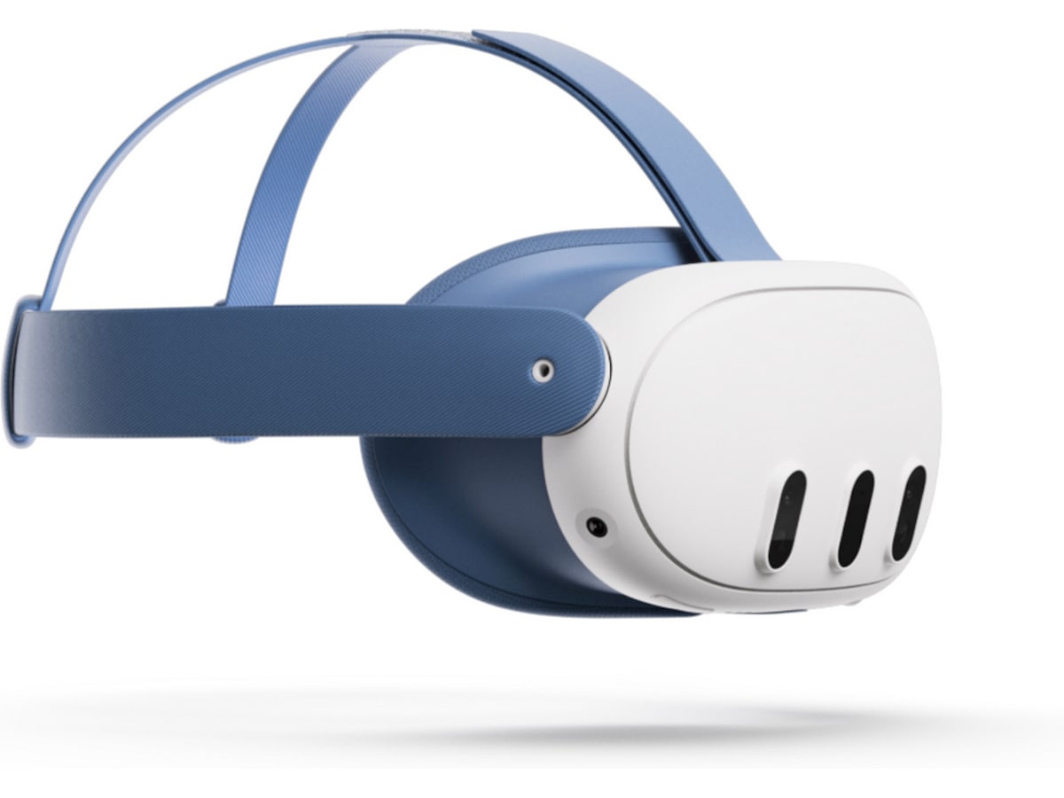 Meta Ansiktsdel och huvudrem (blå) VR tillbehör