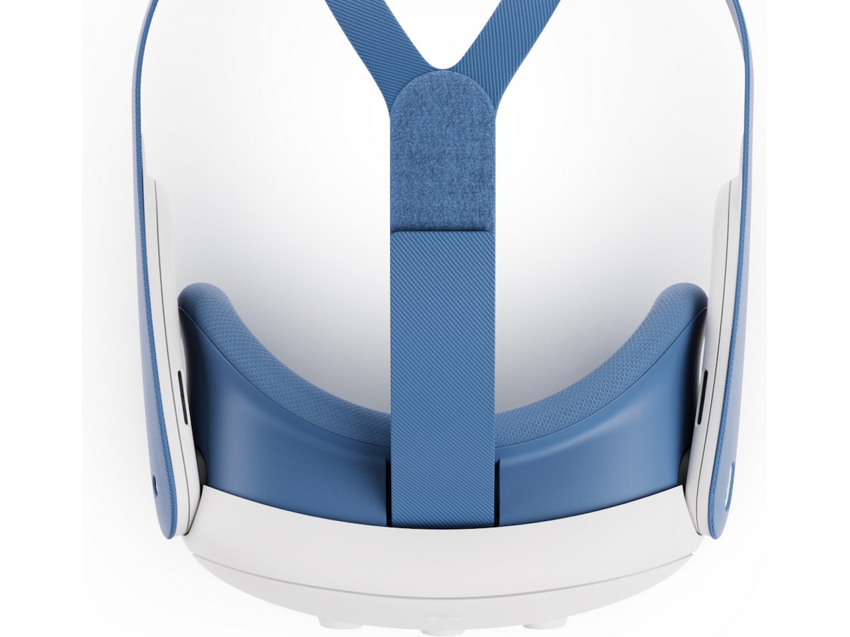 Meta Ansiktsdel och huvudrem (blå) VR tillbehör