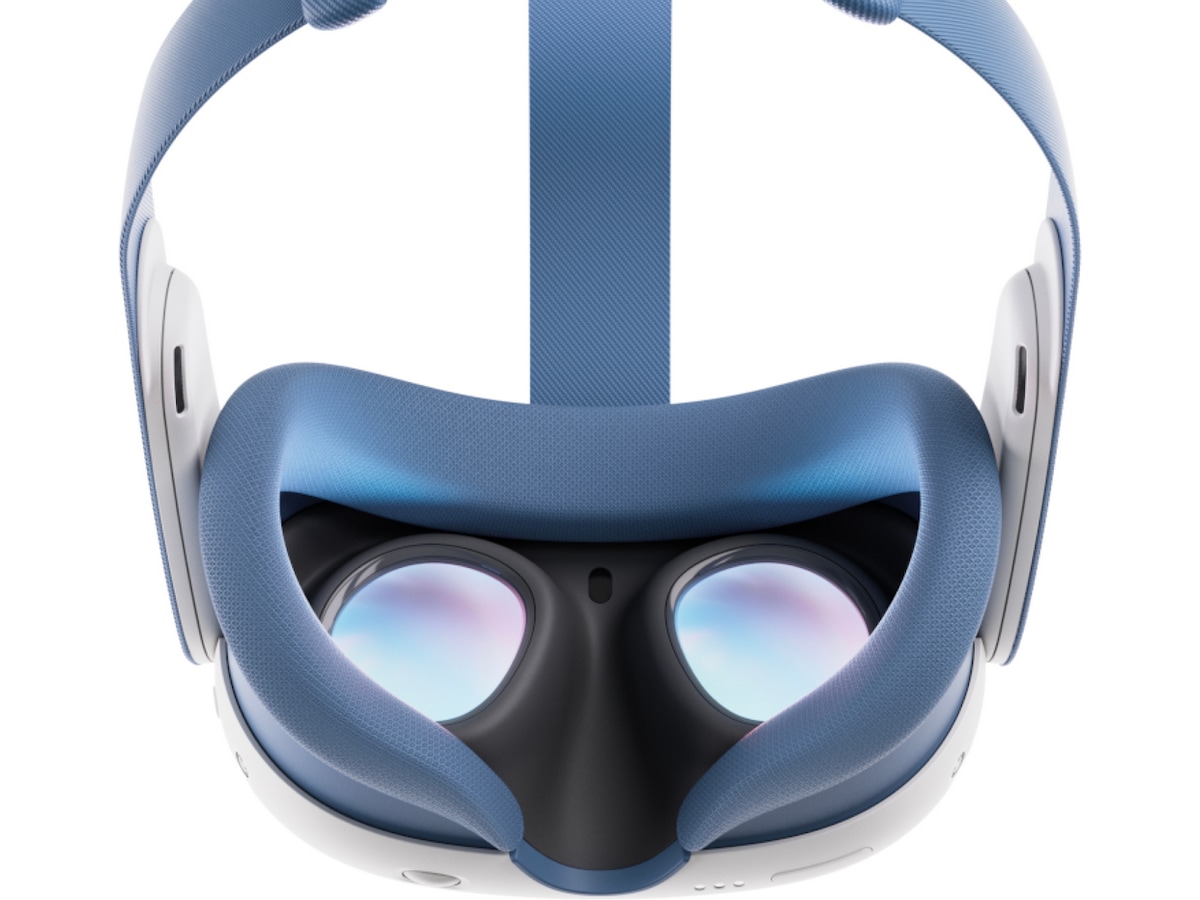 Meta Ansiktsdel och huvudrem (blå) VR tillbehör