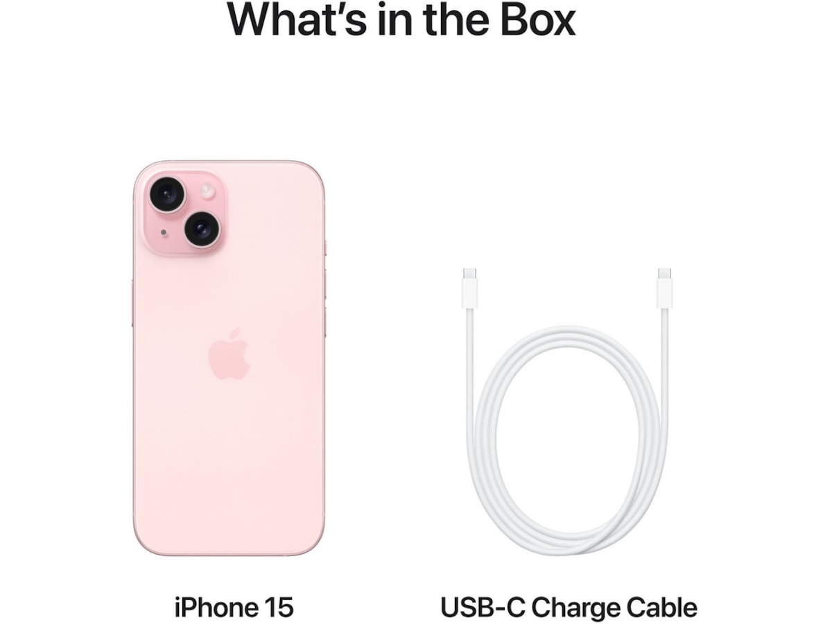 iPhone 15 128GB (rosa) Mobiltelefoner