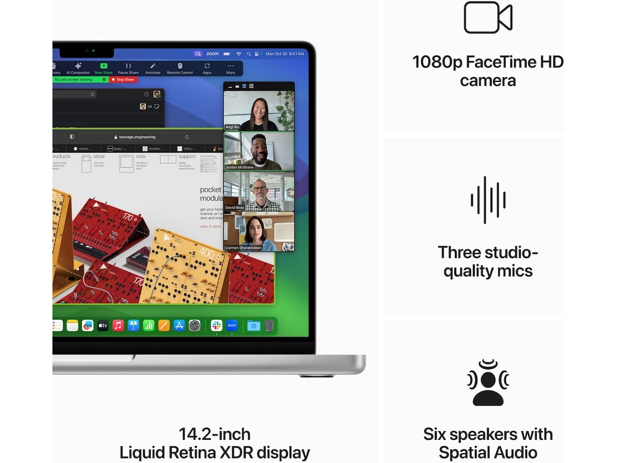 Macbook Pro 14 M3 MAX (2023) 1TB (silver) Datorer - Bärbara / laptop