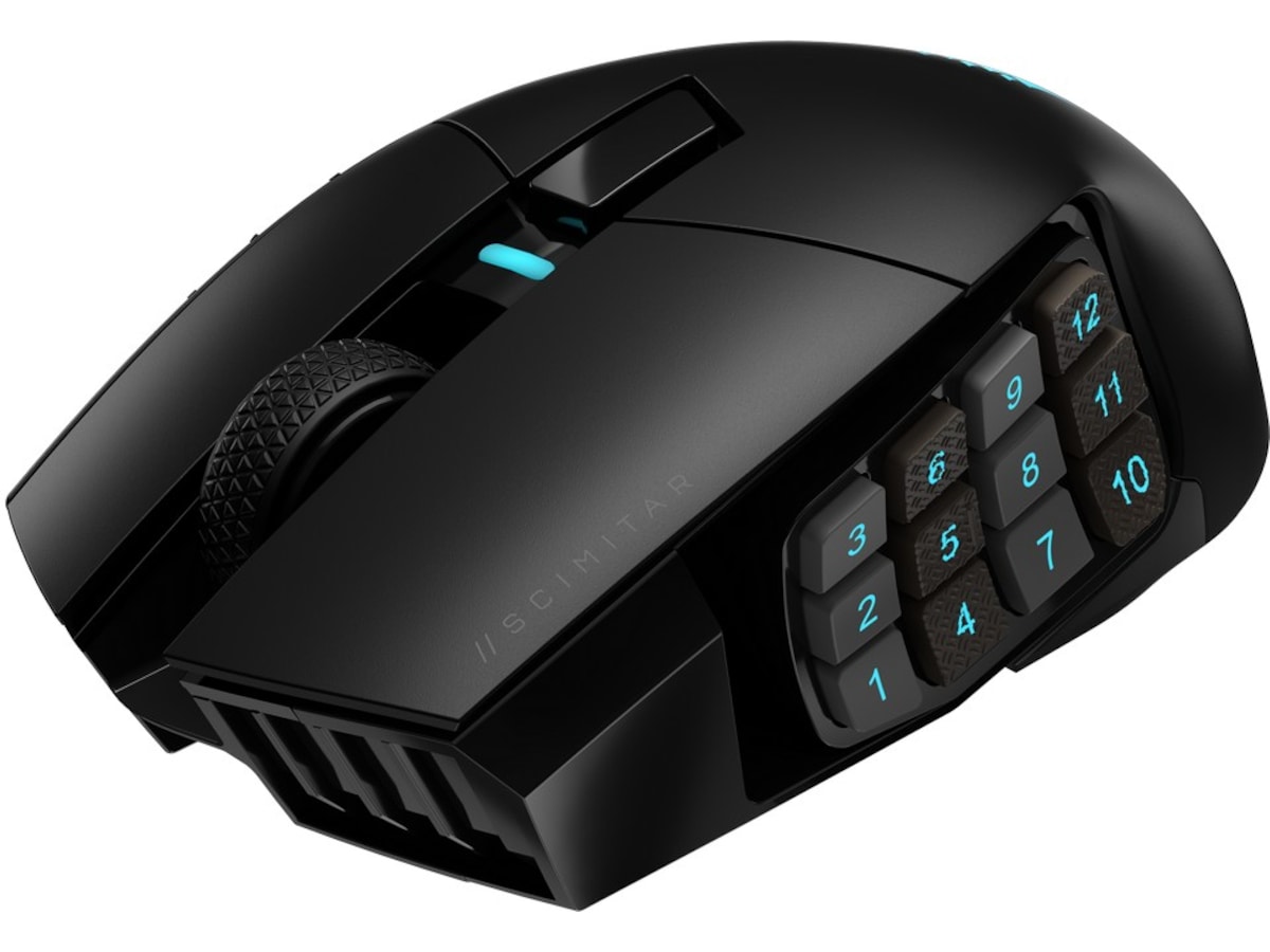Corsair Scimitar Elite RGB trådlös gamingmus (svart) -B-Grade Demo mus