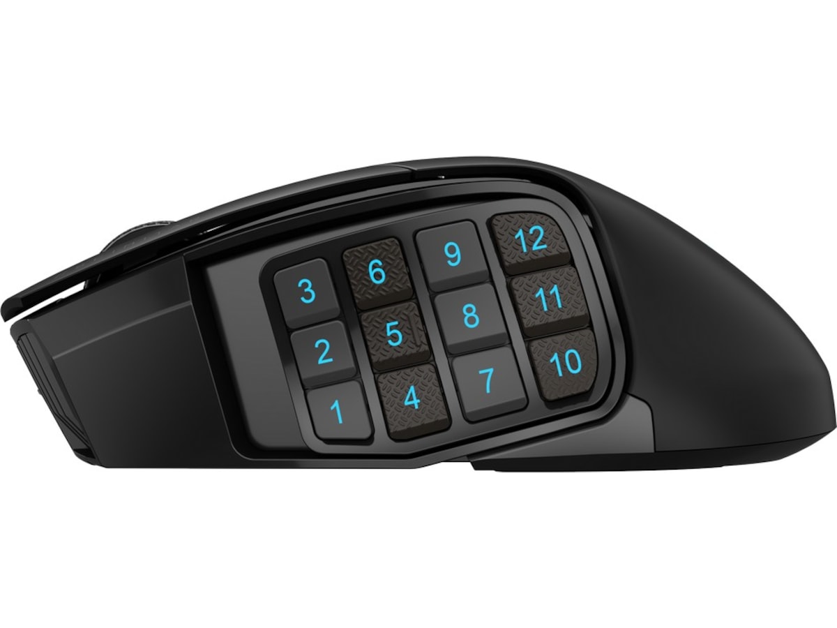 Corsair Scimitar Elite RGB trådlös gamingmus (svart) -B-Grade Demo mus