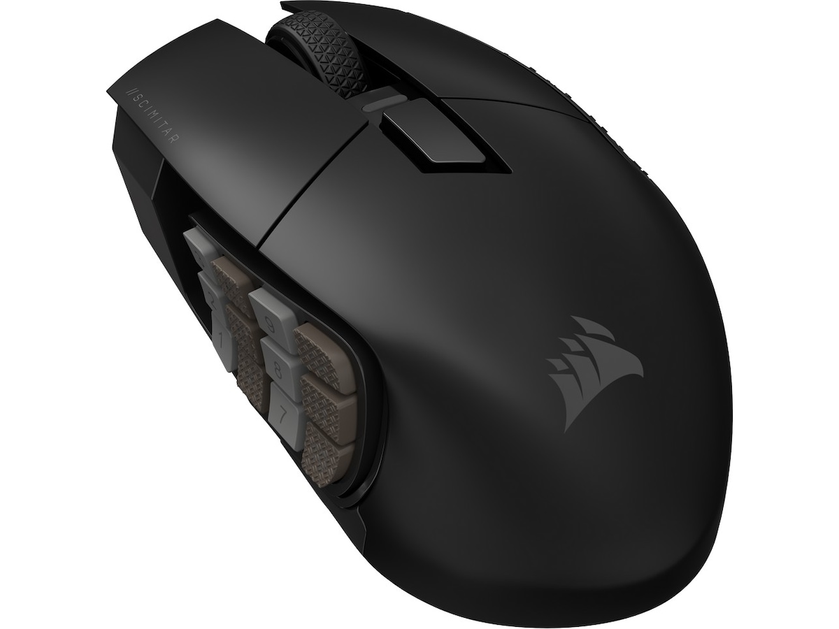 Corsair Scimitar Elite RGB trådlös gamingmus (svart) -B-Grade Demo mus