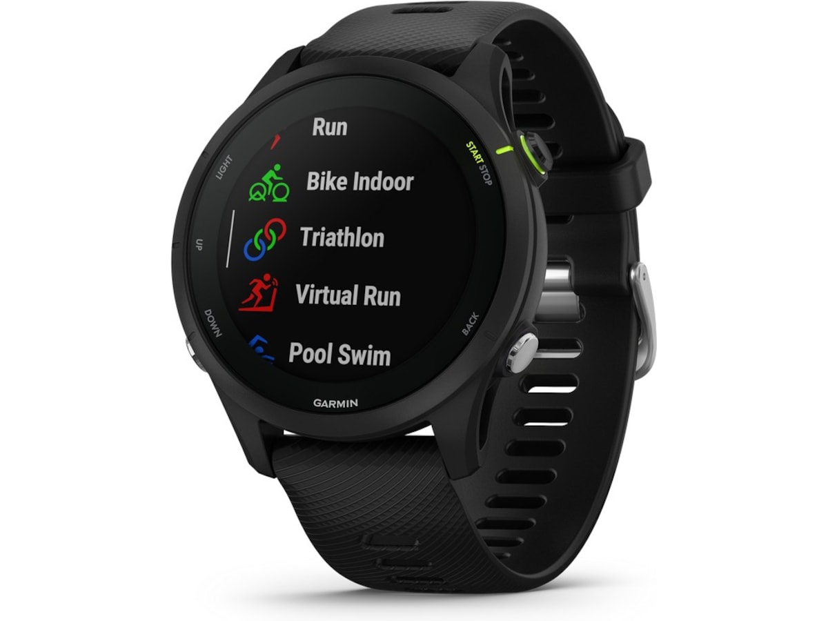Garmin Forerunner 255 Music 46mm GPS (svart) -B-Grade Demo watches