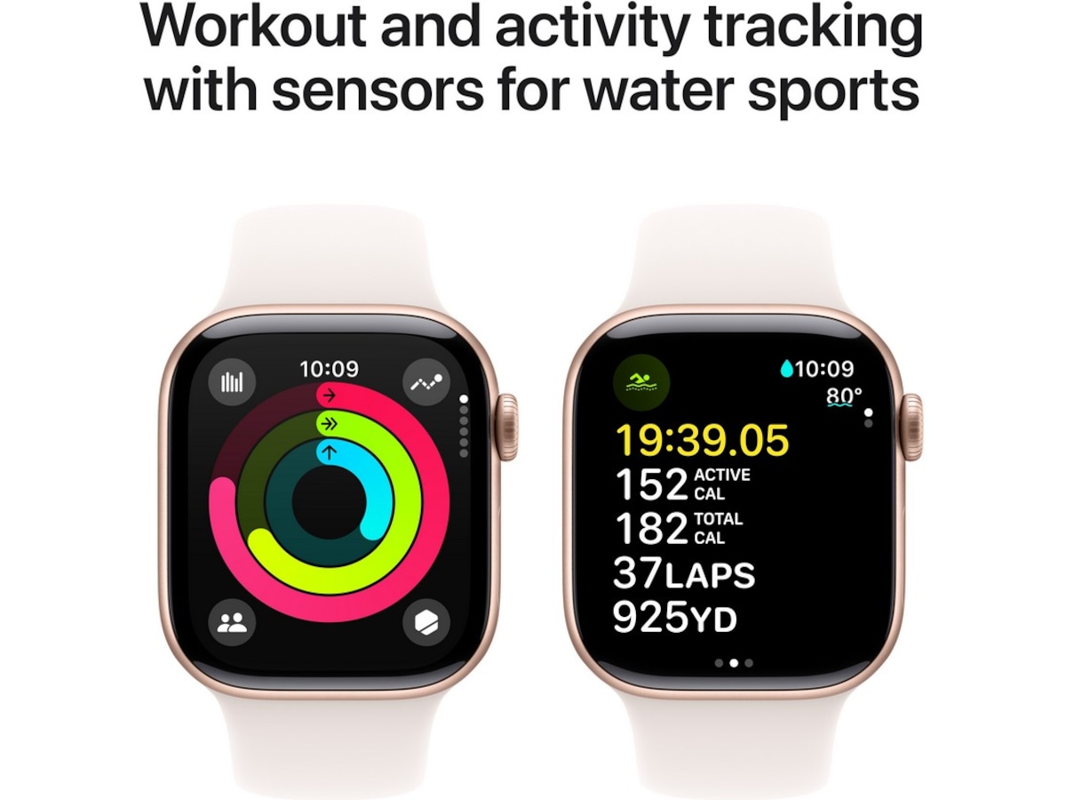 Apple Watch Series 10 GPS 42mm Aluminium (roséguld) Smartwatches