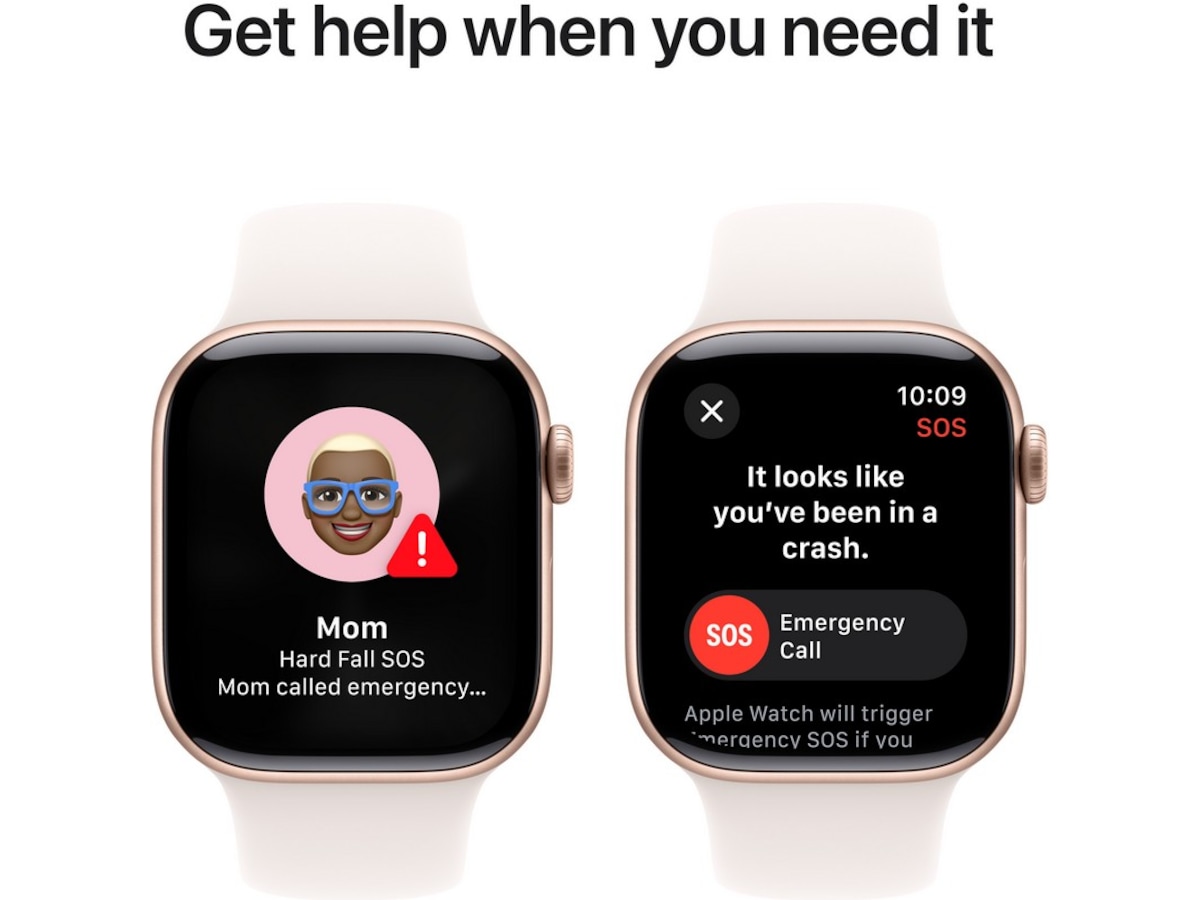 Apple Watch Series 10 GPS 42mm Aluminium (roséguld) Smartwatches