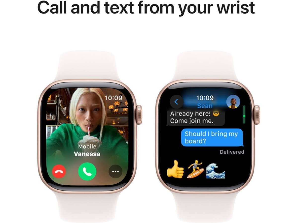 Apple Watch Series 10 GPS 42mm Aluminium (roséguld) Smartwatches