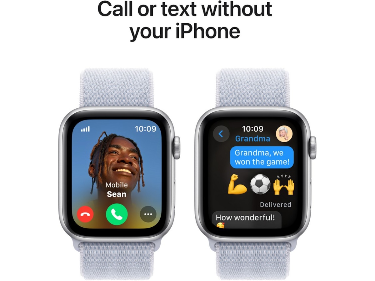 Apple Watch SE 44mm GPS + LTE Aluminium (silver) Smartwatches