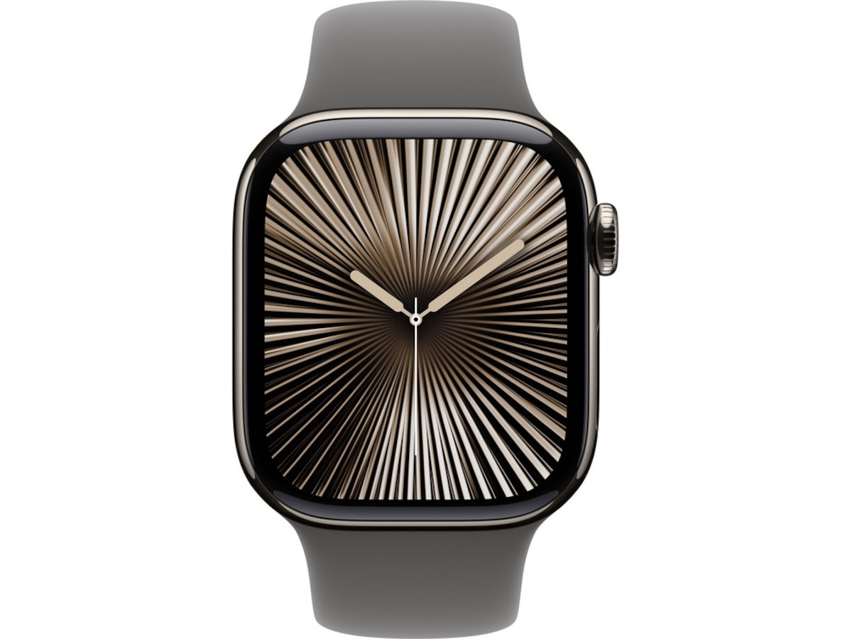 Apple Watch Series 10 GPS + LTE 42mm Titan (naturlig) Smartwatches