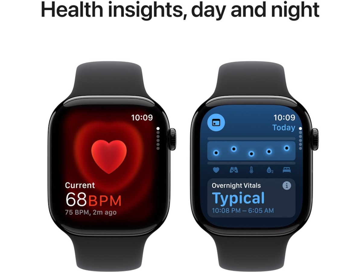 Apple Watch Series 10 46mm GPS Aluminium (gagatsvart) Smartwatches