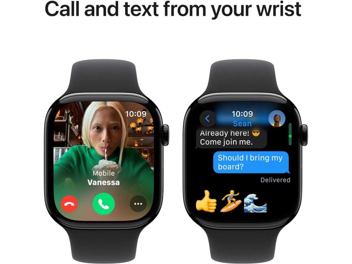 Apple Watch Series 10 46mm GPS Aluminium (gagatsvart) Smartwatches