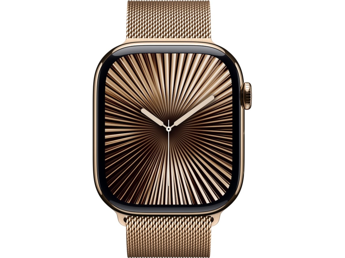 Apple Watch Series 10 46mm GPS + LTE Titan (guld) Smartwatches