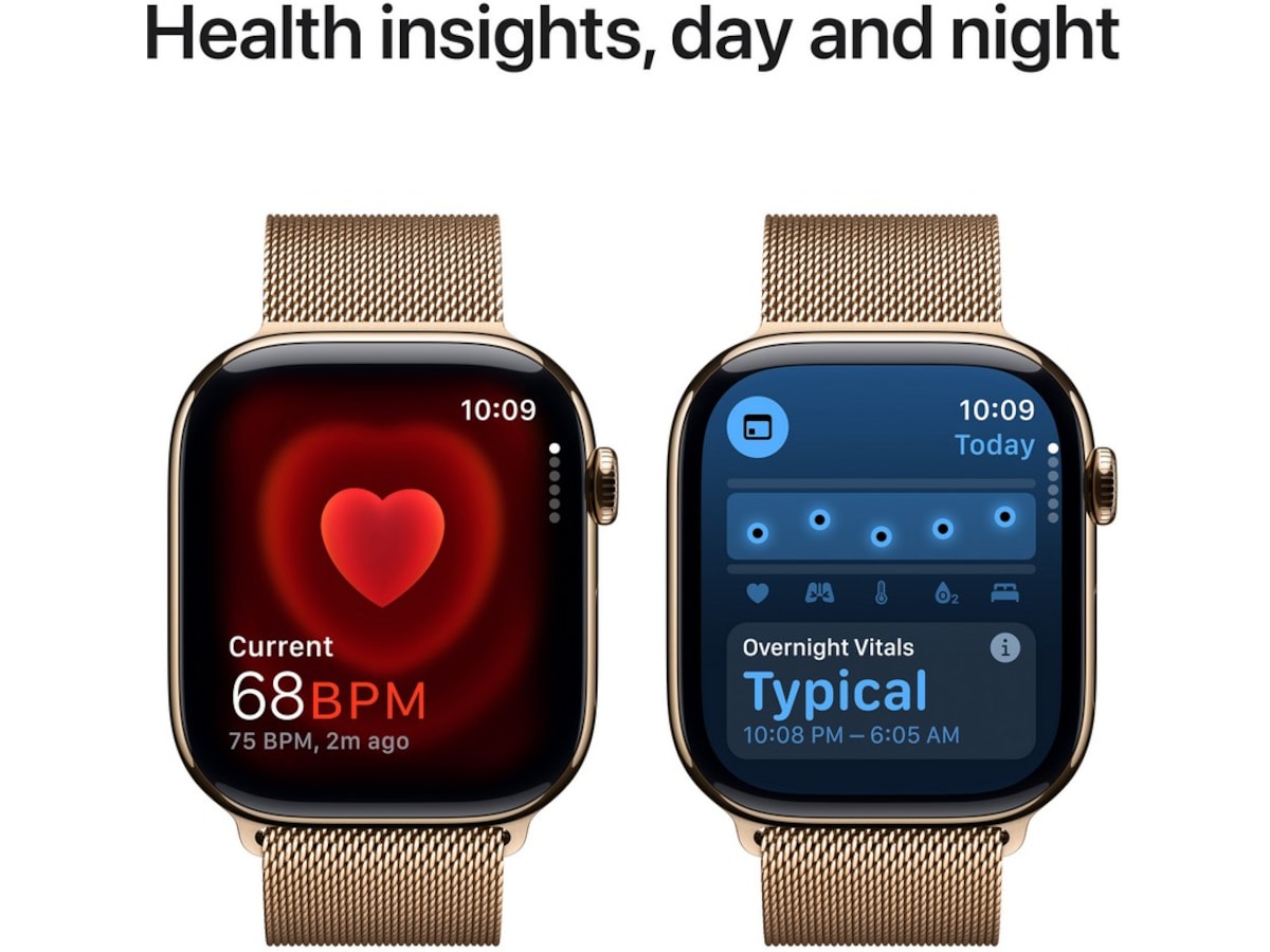 Apple Watch Series 10 46mm GPS + LTE Titan (guld) Smartwatches