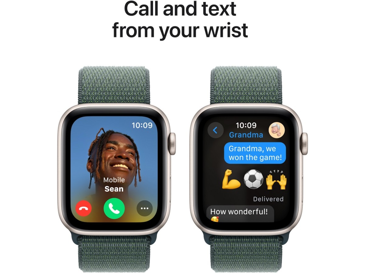 Apple Watch SE 44mm GPS Aluminium (stjärnglans) Smartwatches