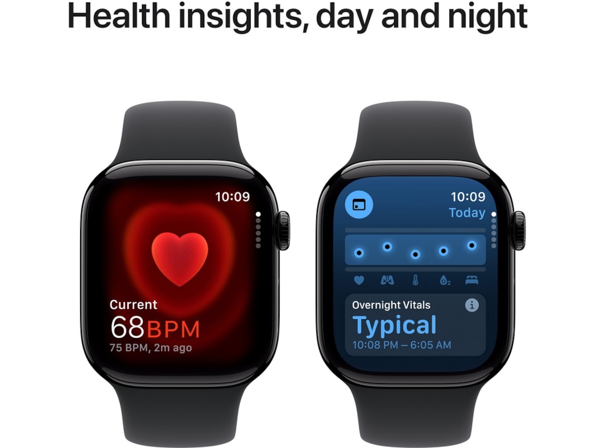 Apple Watch Series 10 GPS + LTE 42mm Aluminium (gagatsvart) Smartwatches