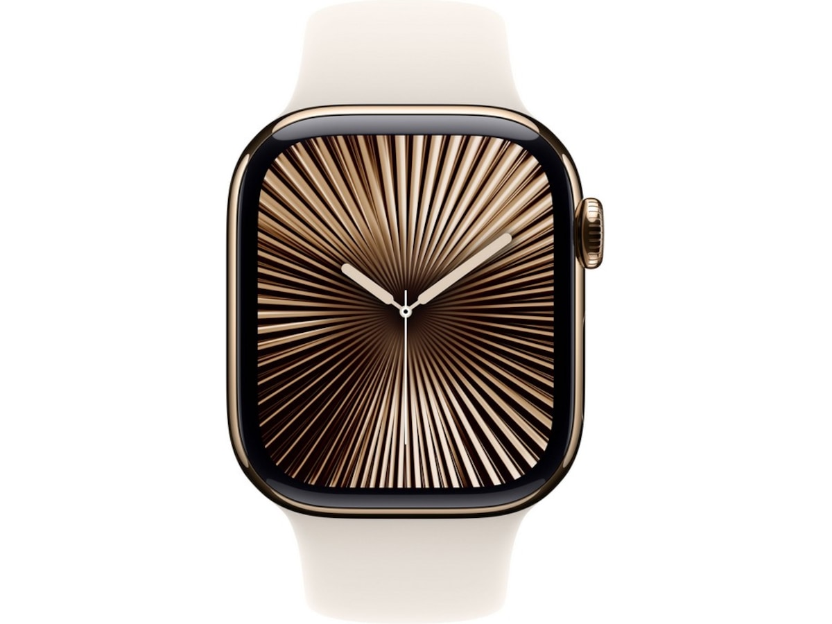 Apple Watch Series 10 GPS + LTE 42mm Titan (guld) Smartwatches