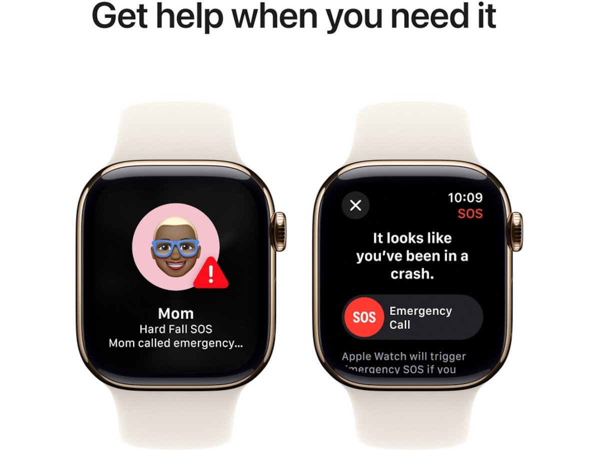 Apple Watch Series 10 GPS + LTE 42mm Titan (guld) Smartwatches