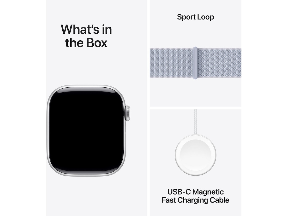 Apple Watch Series 10 GPS + LTE 42mm Aluminium (silver) Smartwatches