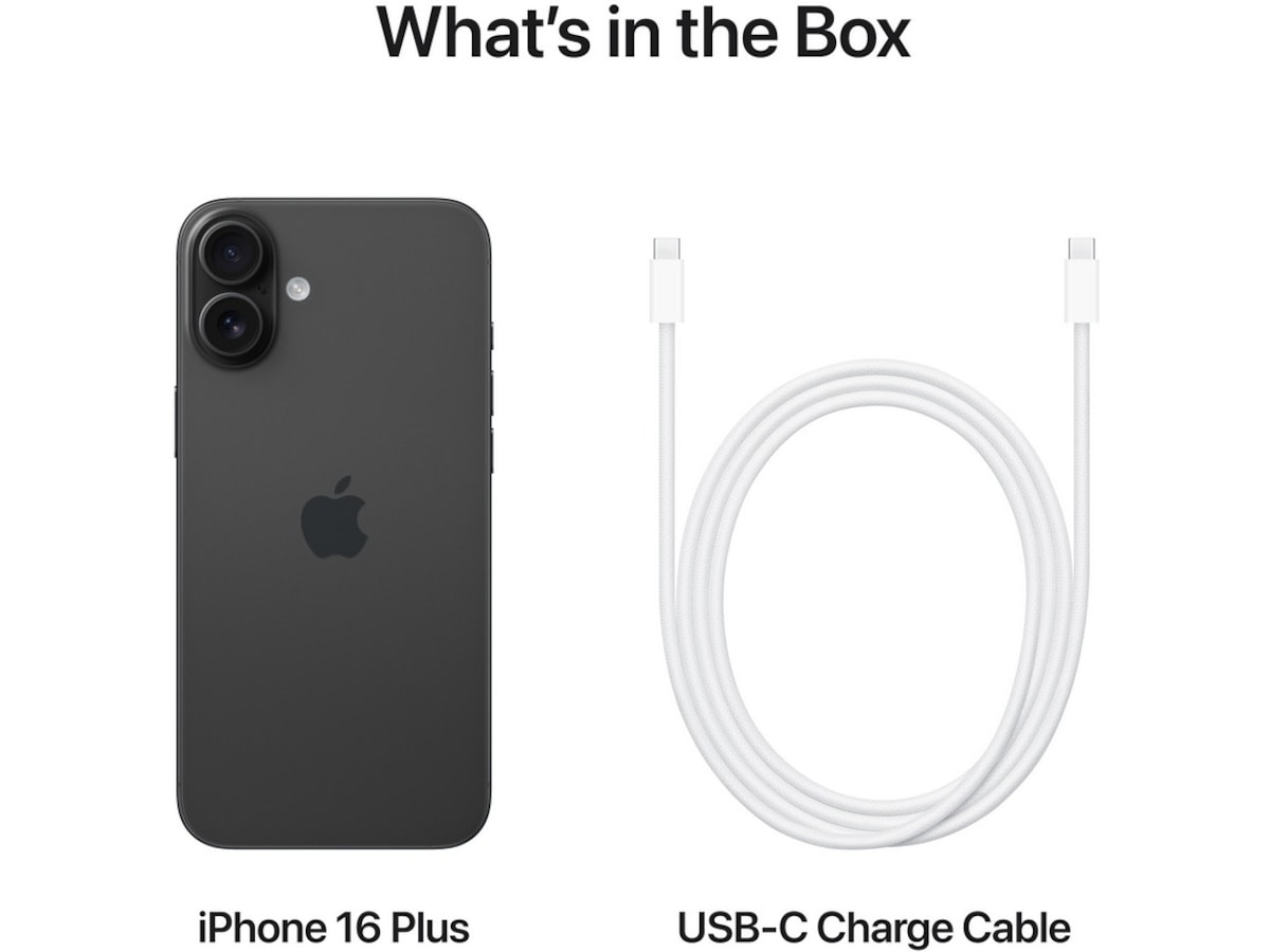 iPhone 16 Plus 512GB (svart) Mobiltelefoner