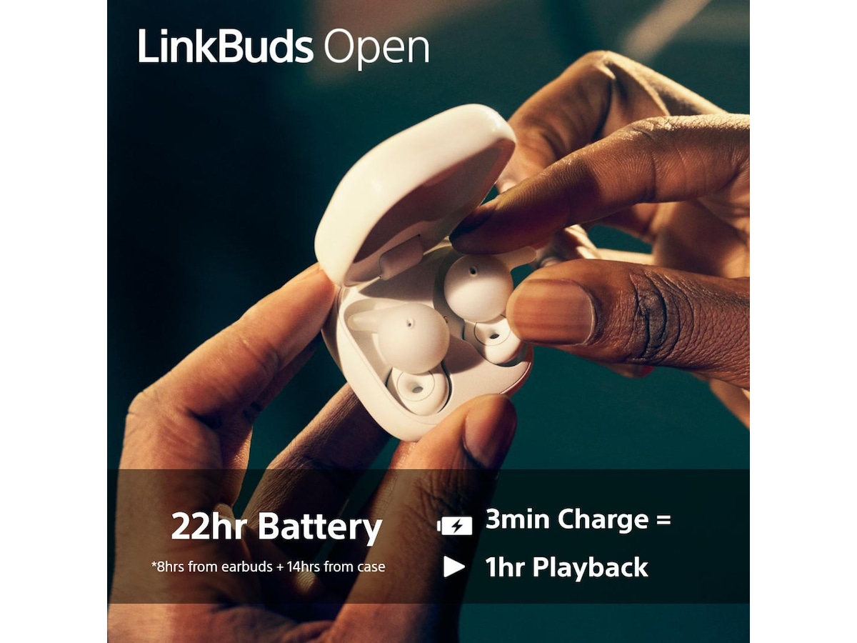Sony Linkbuds Open True Wireless hörlurar (svart) In-ear hörlurar