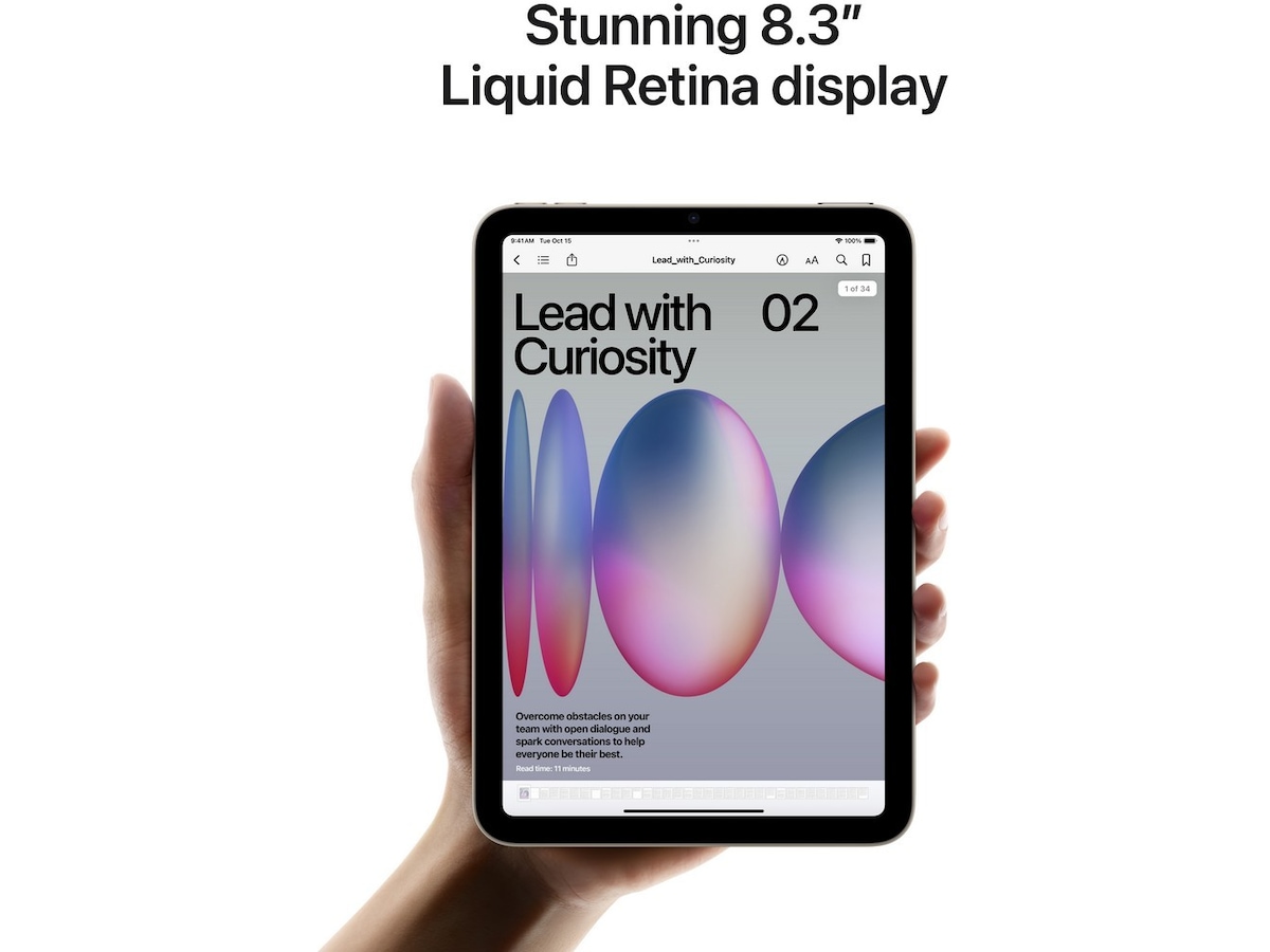 iPad mini (2024) 128GB WiFi (lila) Surfplattor