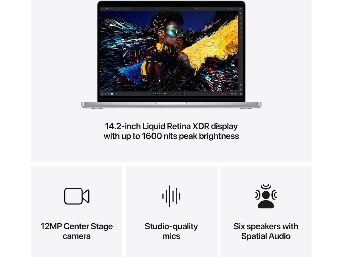 Macbook Pro 14 M4 (2024) 1TB (silver) Datorer - Bärbara / laptop