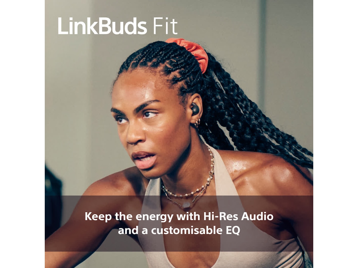 Sony Linkbuds Fit trådlösa hörlurar, In-Ear (svart) -B-Grade Demo headset