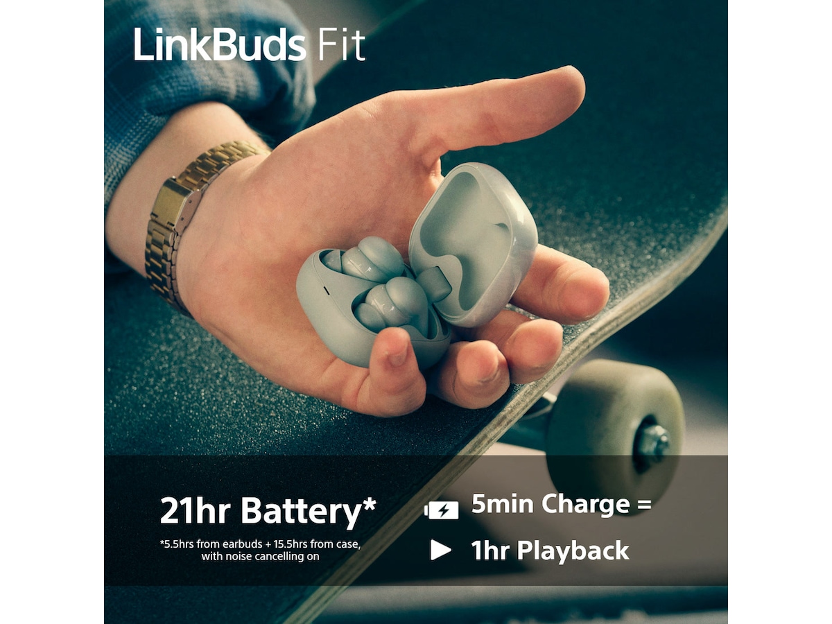 Sony Linkbuds Fit trådlösa hörlurar, In-Ear (svart) -B-Grade Demo headset