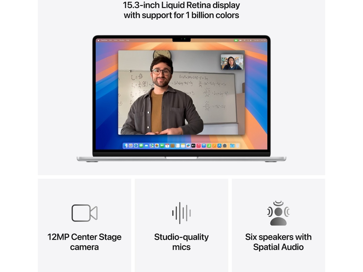 MacBook Air 15" M4 (2025) 512GB (silver) Datorer - Bärbara / laptop