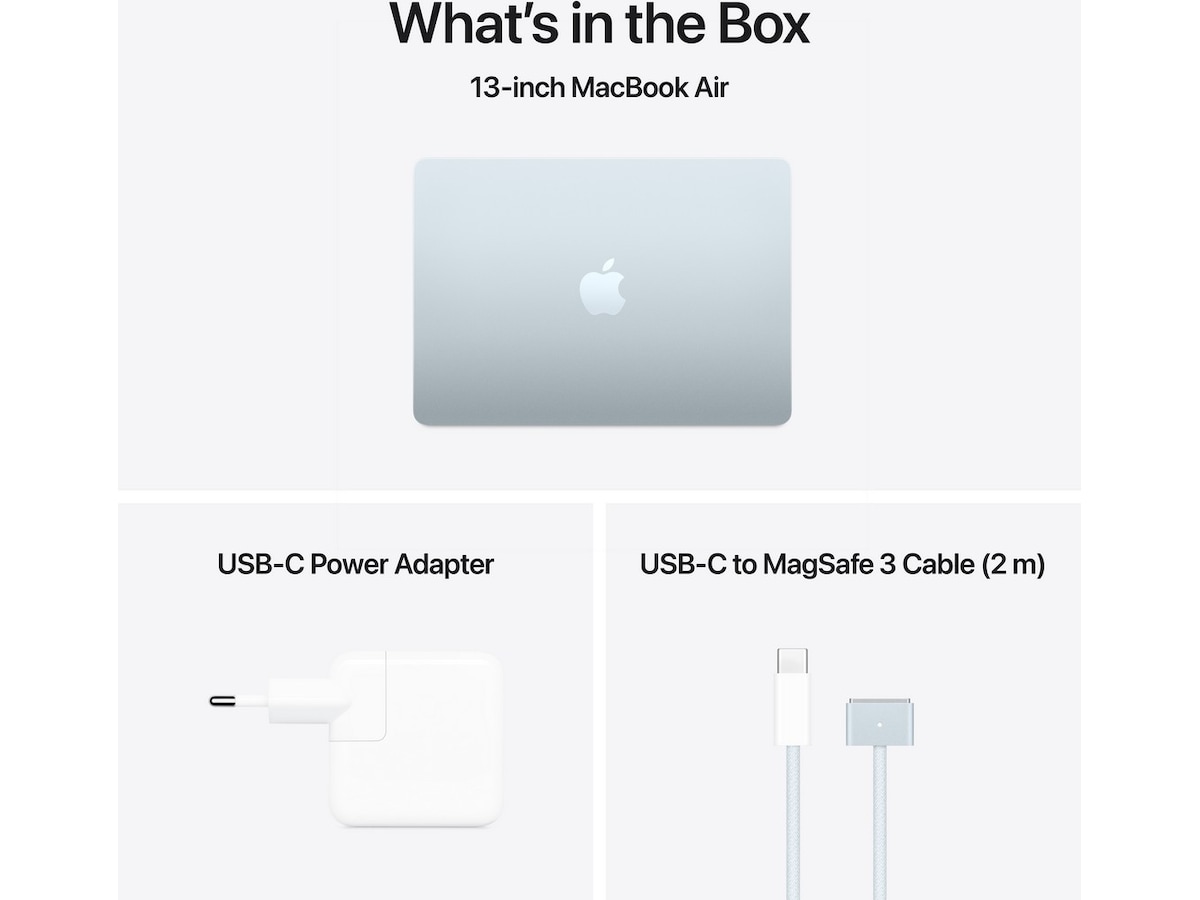 MacBook Air 13" M4 (2025) 256GB (himmelsblå) Datorer - Bärbara / laptop