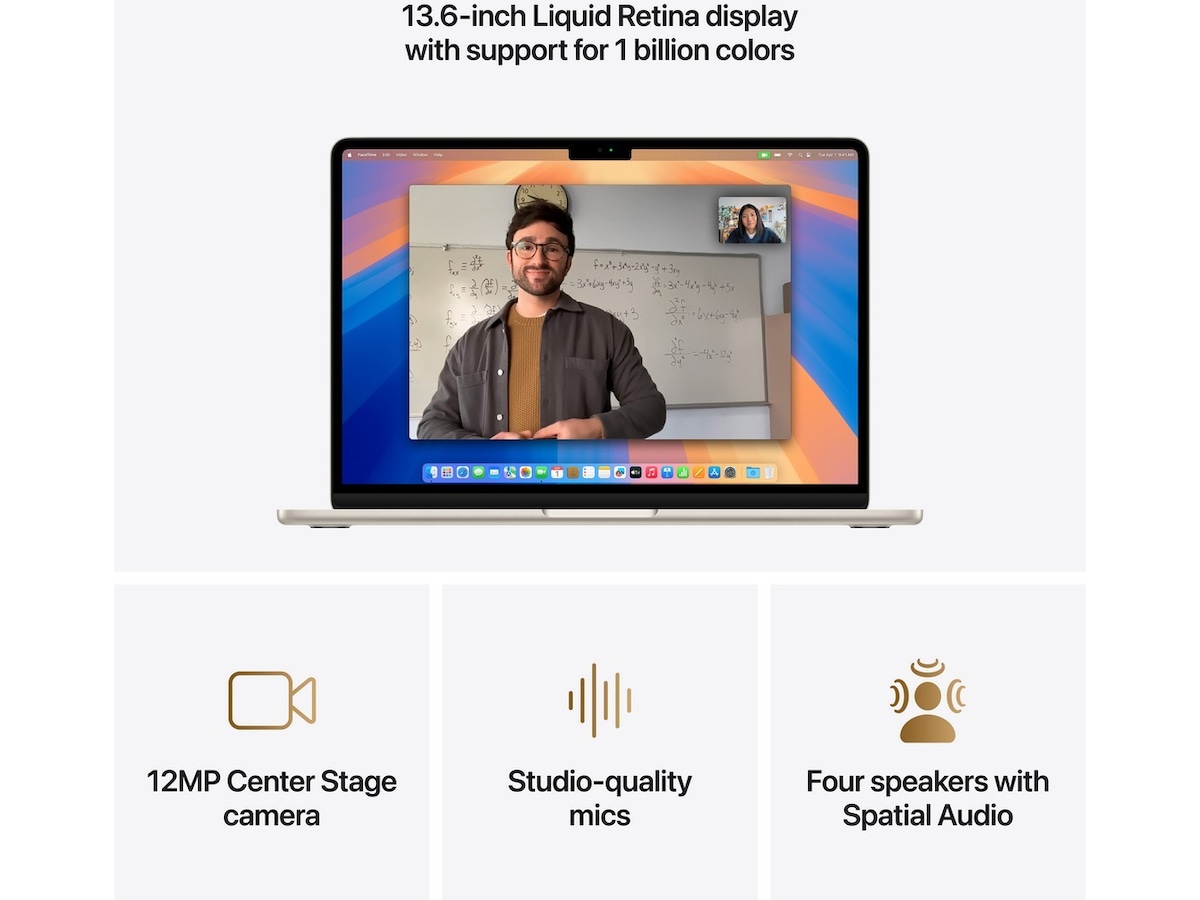 MacBook Air 13" M4 (2025) 512GB (stjärnglans) Datorer - Bärbara / laptop