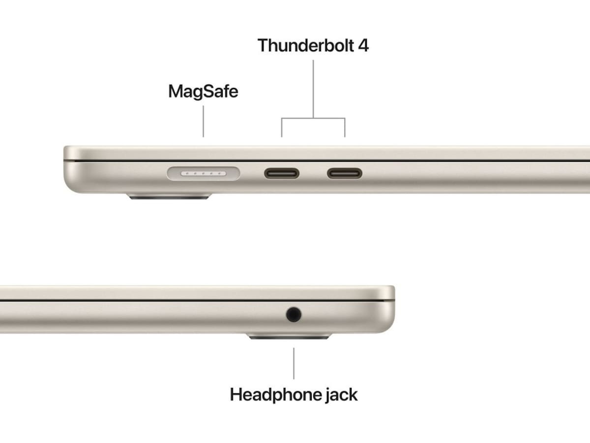 MacBook Air 15" M4 (2025) 256GB (stjärnglans) Datorer - Bärbara / laptop