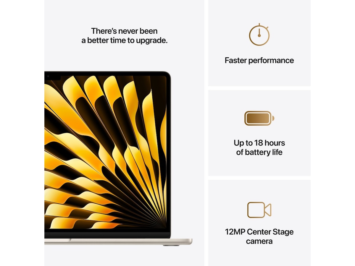 MacBook Air 15" M4 (2025) 256GB (stjärnglans) Datorer - Bärbara / laptop