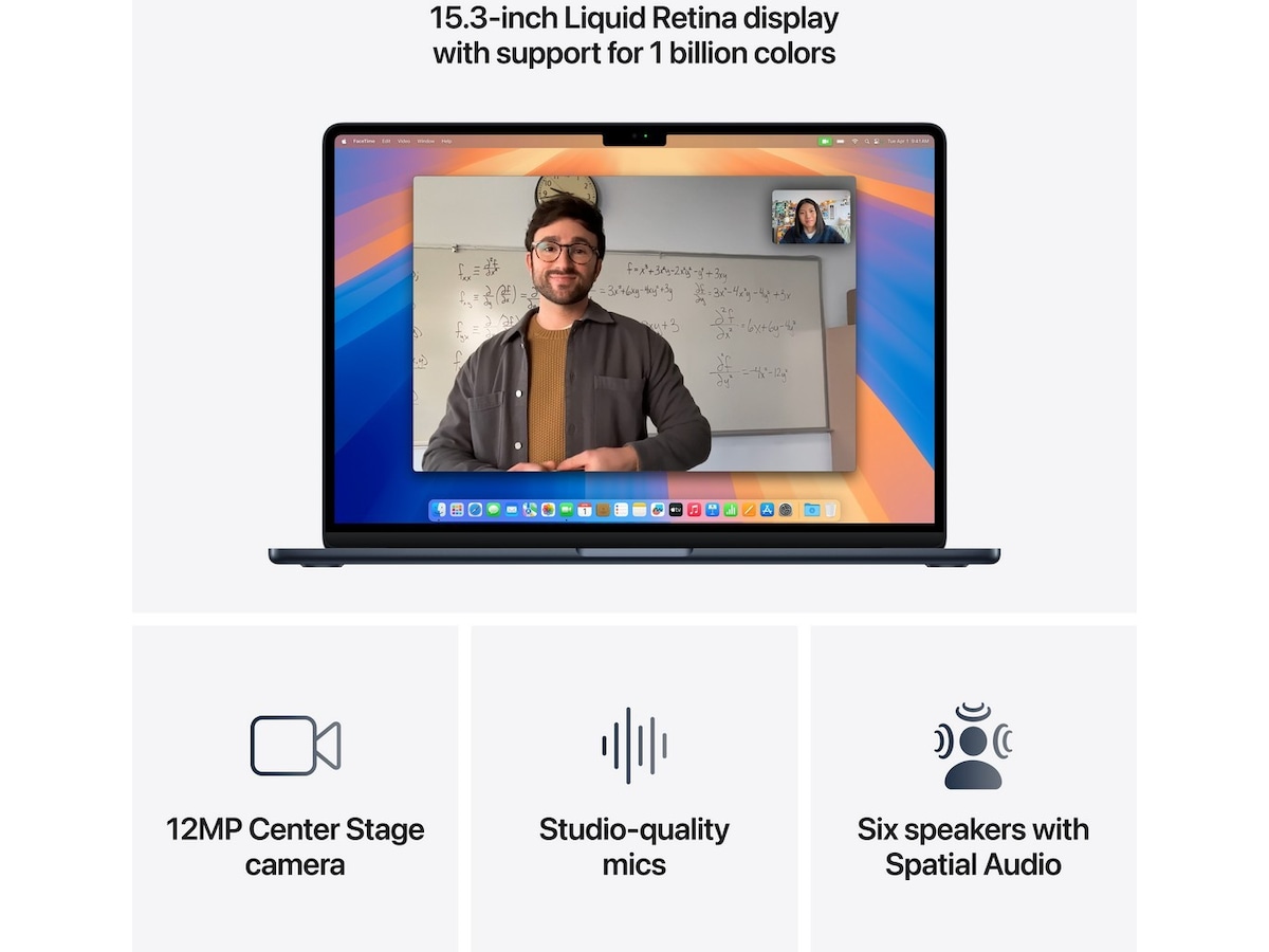 MacBook Air 15" M4 (2025) 512GB (midnatt) Datorer - Bärbara / laptop