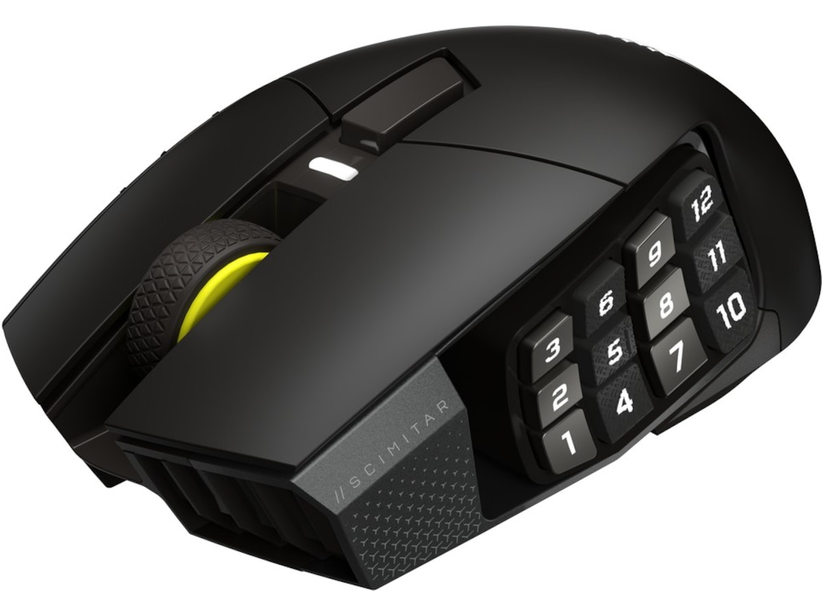 Corsair Scimitar Elite trådlös  gamingmus (gun metal) Gamingmus
