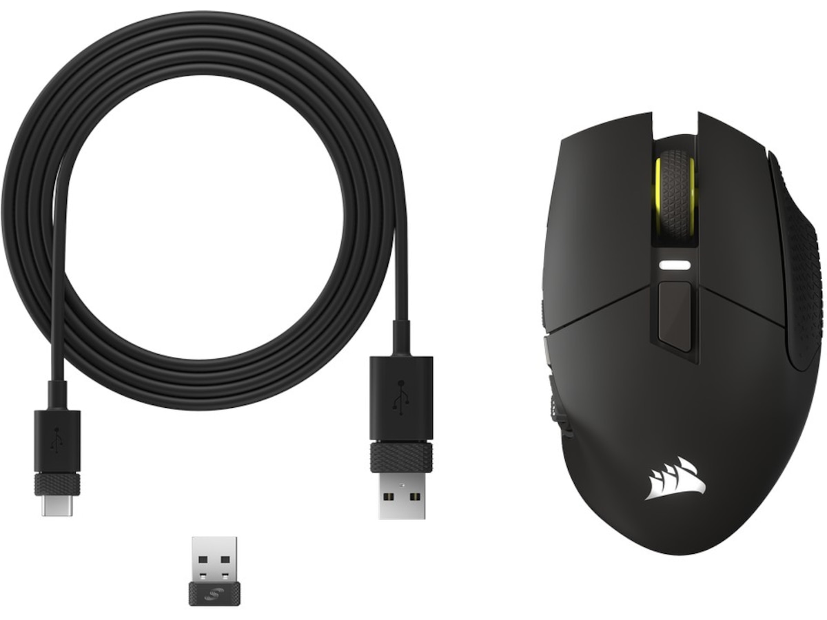 Corsair Scimitar Elite trådlös  gamingmus (gun metal) Gamingmus