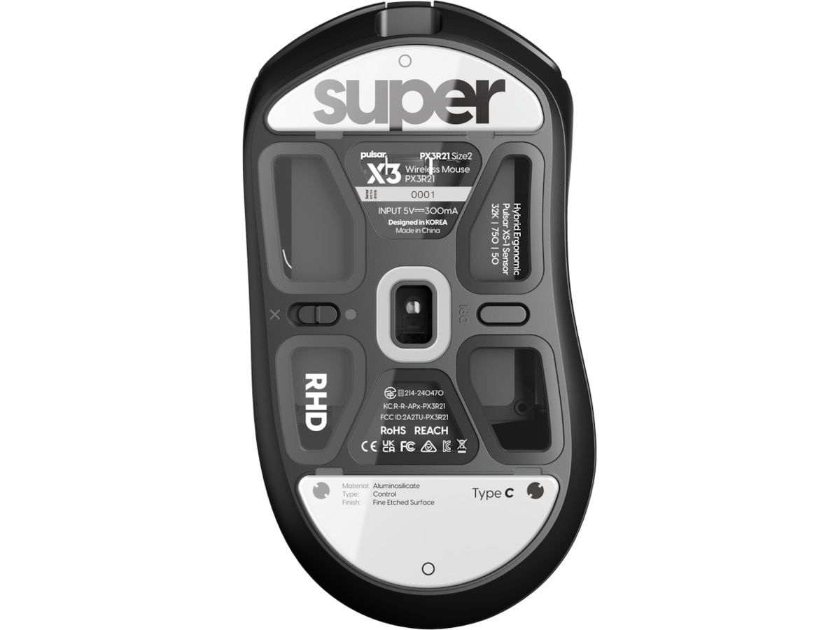 Pulsar Superglide Type-C X3 Series (vit) Tillbehör