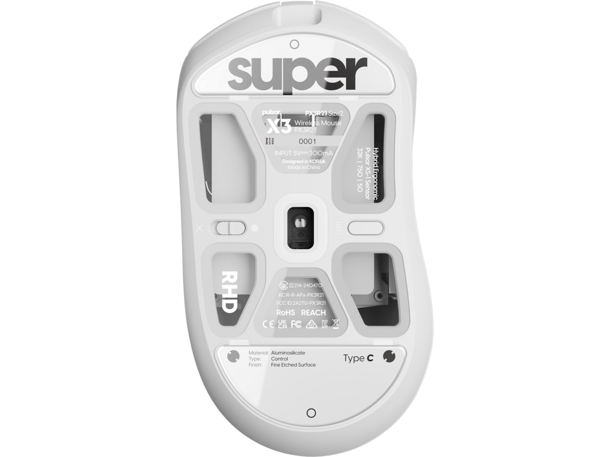 Pulsar Superglide Type-C X3 Series (vit) Tillbehör