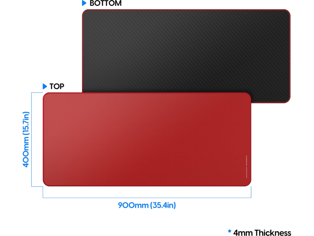 Pulsar Paracontrol XXL Musematta (röd) Gamingmusmatta