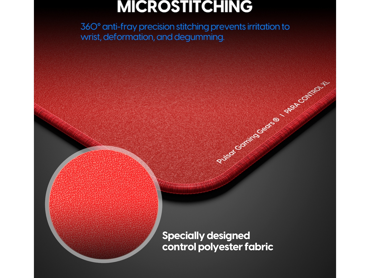 Pulsar Paracontrol XL Musematta (röd) Gamingmusmatta