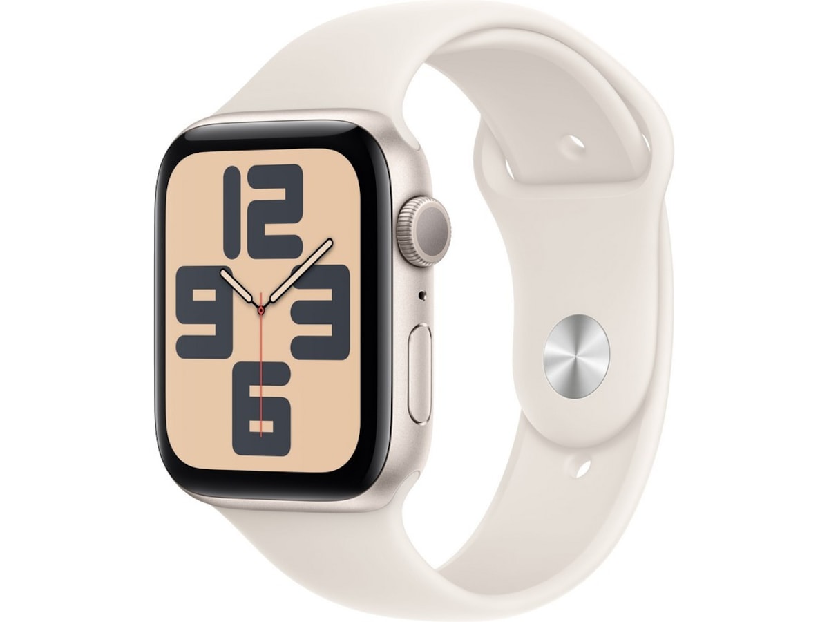 Apple Watch SE 44mm GPS Aluminium (stjärnglans) -B-Grade Demo watches