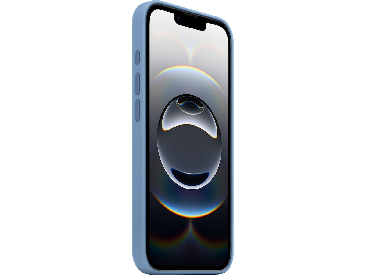 iPhone 16e Silikonskal (vinterblå) Skydd