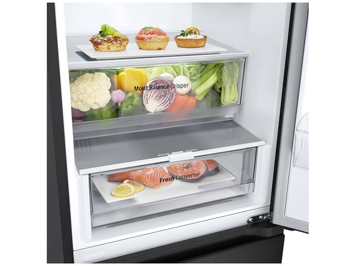 LG GBV3100EEP kombiskåp (Matte black) Kyl & frys kombiskåp