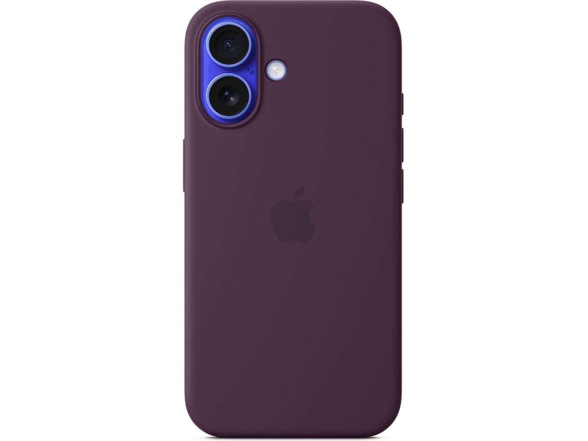 Apple iPhone 16 Silikonskal (plommon) Skydd